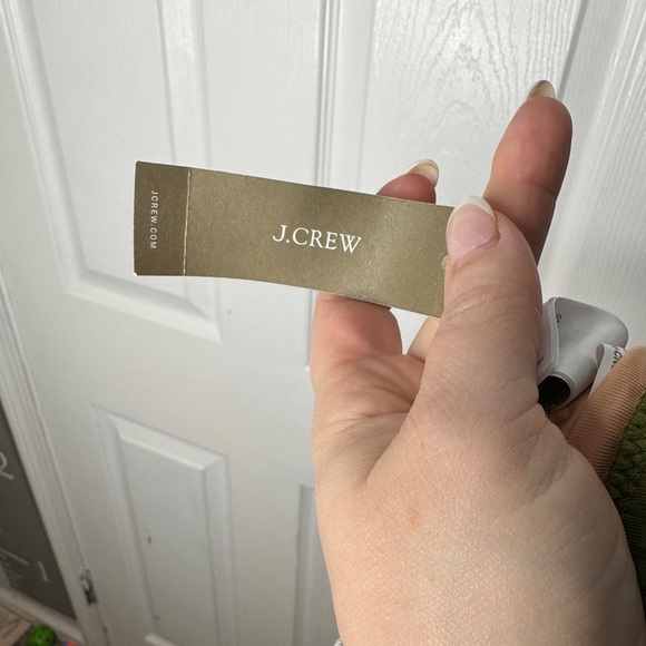 J. CREW NWT Wide Rib Curved Waist Cheeky String Bikini Bottom With Rings Green - Picture 5 of 8